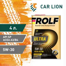 ROLF ULTRA SP, A3/B4 5W-30 Масло моторное, Синтетическое, 4 л