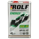 322227 ROLF Масло ROLF Energy полусинтетическое моторное 10W-40 4л