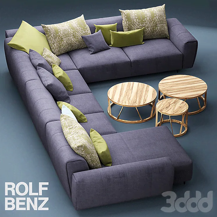 Диван ROLF BENZ TENO - Диваны - 3D модель-0