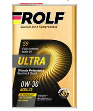 Масло Rolf Ultra SAE 0W30 API SP, ACEA C3 1л уп/12шт жесть