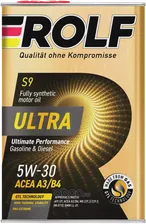 323105 ROLF Масло моторное ROLF ULTRA 5W30 SP A3/B4 (4л) синт