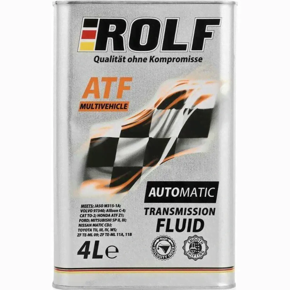 Масло трансмиссионное Rolf ATF Multivehicle 4л (металл)-0