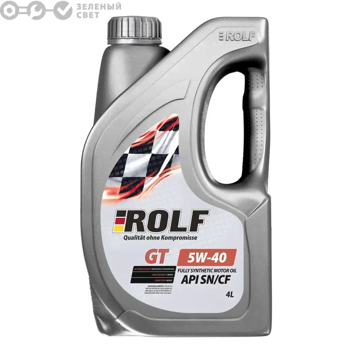 322436 ROLF Масло моторное ROLF GT 5W40 синт. 4л.-0