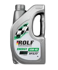 322425 ROLF Масло моторное ROLF 10W-40 Energy 4л синтетическое (пластиковая канистра)