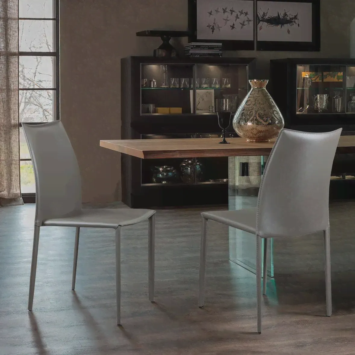 Стул Rolf 48X61X90 CM серый Top Concept-0