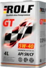 4260429110131 ROLF Масло ROLF GT 5W-40 синт. API SN/CF 4л