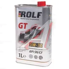 Масло моторное Rolf GT SAE 5W-30 (синт) 1 л
