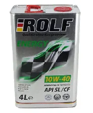 Масло моторное ROLF Energy SL/CF 10W40, синтетика, 4 литра 322227