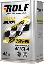 Масло Rolf Transmission Sae 75W-90 Api Gl-4 4Л ROLF арт. 322309