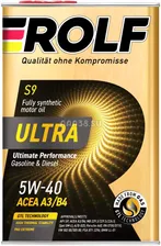 ROLF Ultra S9 5W-40 A3/B4 SP 4л металл (323106) в Москве