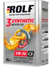 Моторное масло ROLF 3-synthetic 5W-30 ACEA C3, 4L