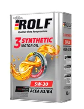 322550 ROLF Масло моторное синтетическое 3-SYNTHETIC 5W-30
