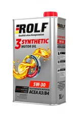 Моторное масло ROLF 3-synthetic 5W-30 ACEA A3/B4, 1L