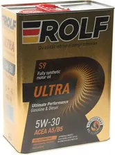 323147, Rolf Ultra 5W30 (4L) (металл) масло моторное!синт.\API SP,ACEA A5/B5,A7/B7,RN 0700,Ford WSS-M2C913-D