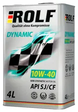 Моторное масло ROLF Dynamic 10W-40 SJ/CF 4 л