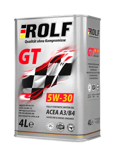322228 ROLF Масло моторное ROLF 5W-30 GT 4л синтетическое-0