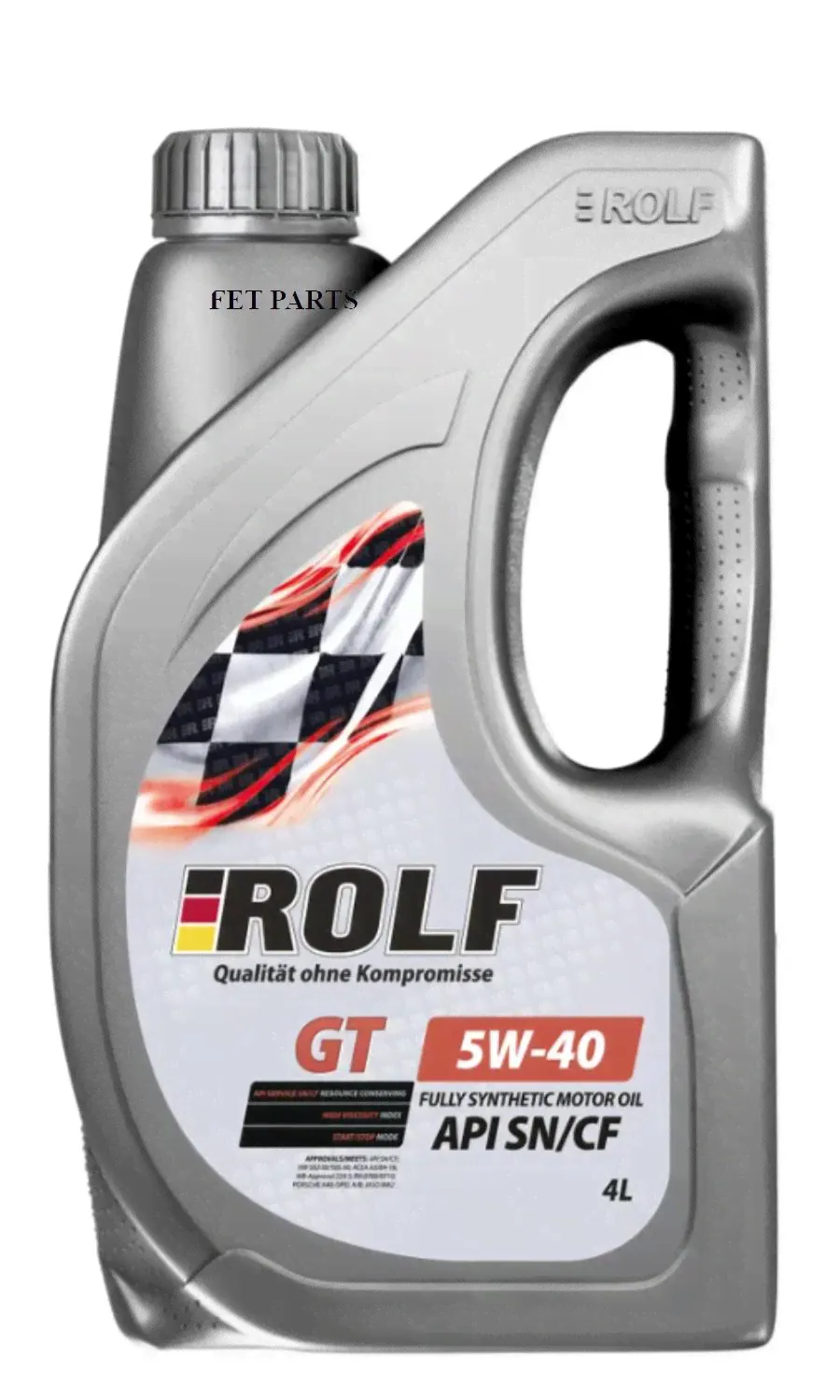 322229 ROLF Масло ROLF GT 5W-40 синт. API SN/CF 4л-0