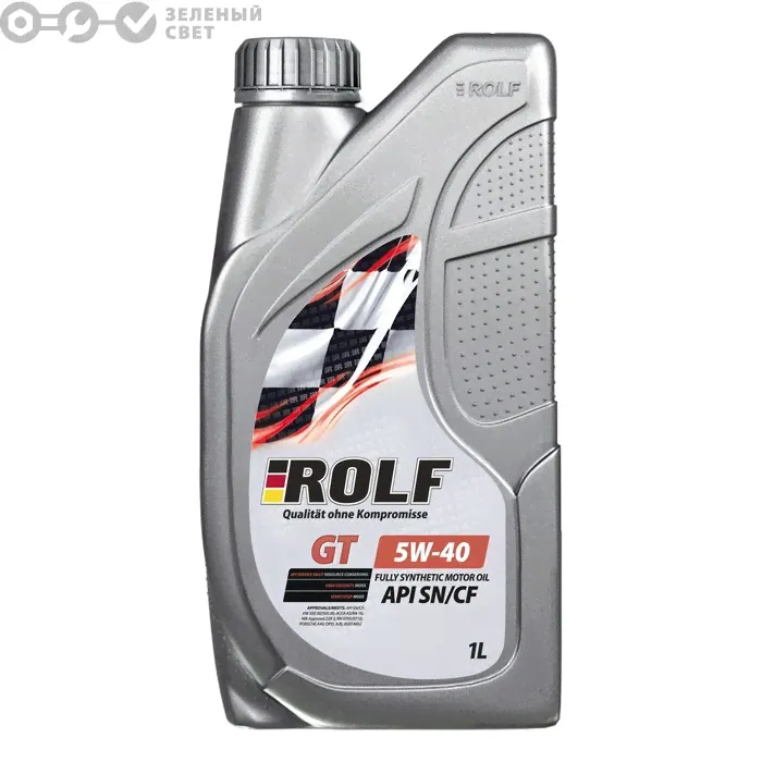 322437 ROLF Масло моторное ROLF GT 5W40 синт. 1л.-0