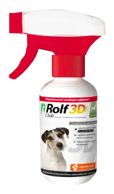 Спрей для собак Rolf Club 3D Рольф Клуб инсектоакарицидный 200 мл.*