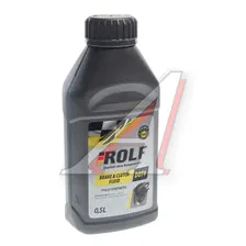 Жидкость тормозная DOT-4 0.5л ROLF