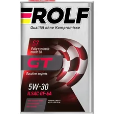 Масло моторное ROLF GT 5W-30 A3/B4 SP GF-6A синт. 4л