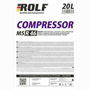   ROLF COMPRESSOR M5 R 46 20-1