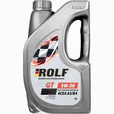 Масло мотор. ROLF GT SAE 5W30 API SN/CF 4л ПЛАСТИК
