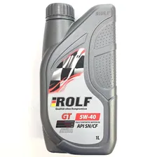 Масло моторное Rolf GT 5W40 A3/B4 SN/CF (1) 322437