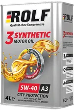 ROLF 3-SYNTHETIC 5W40 A3/B4 синт 4л (4 в уп)
