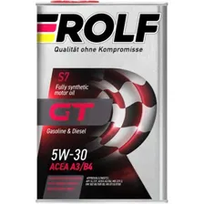 Масло моторное 5W-30 ROLF GT A3/B4 (4л) 322620
