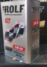 Масло моторное ROLF GT A5/B5 5W30, синтетика, 4 литра 323150-0
