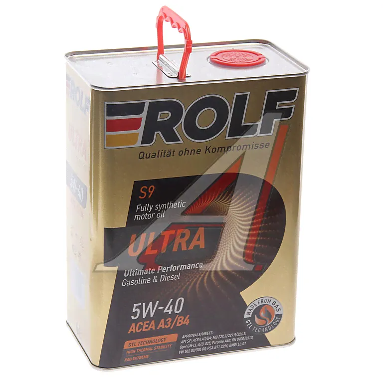 Масло моторное Ultra A3/B4 5W40 синт.4л ROLF-0