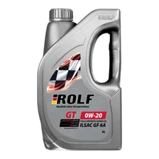Масло моторное ROLF GT 0W20 SP/GF-6A синтетика, 4литра