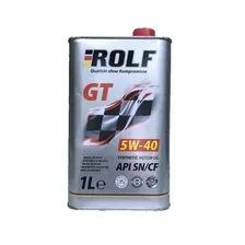 Масло моторное Rolf GT 5W40 SN/CF синтетическое 1 литр