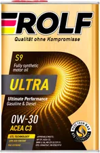 Моторное масло Rolf Ultra C3 0W-30 синтетическое 4 л