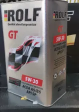 Масло моторное ROLF GT A5/B5 5W30, синтетика, 4 литра 323150